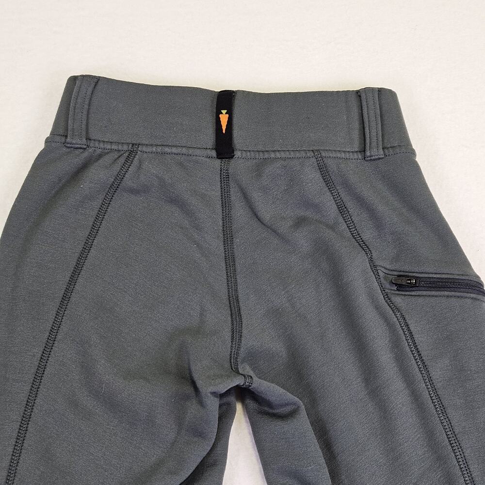 Kerrits Power Stretch Fleece Riding Pant XS Gray Zip Pocket Equestrian Breeches - Picture 11 of 16